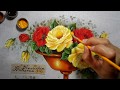 COMO PINTAR ROSAS AMARELAS - Maricelia Pinturas - ref net