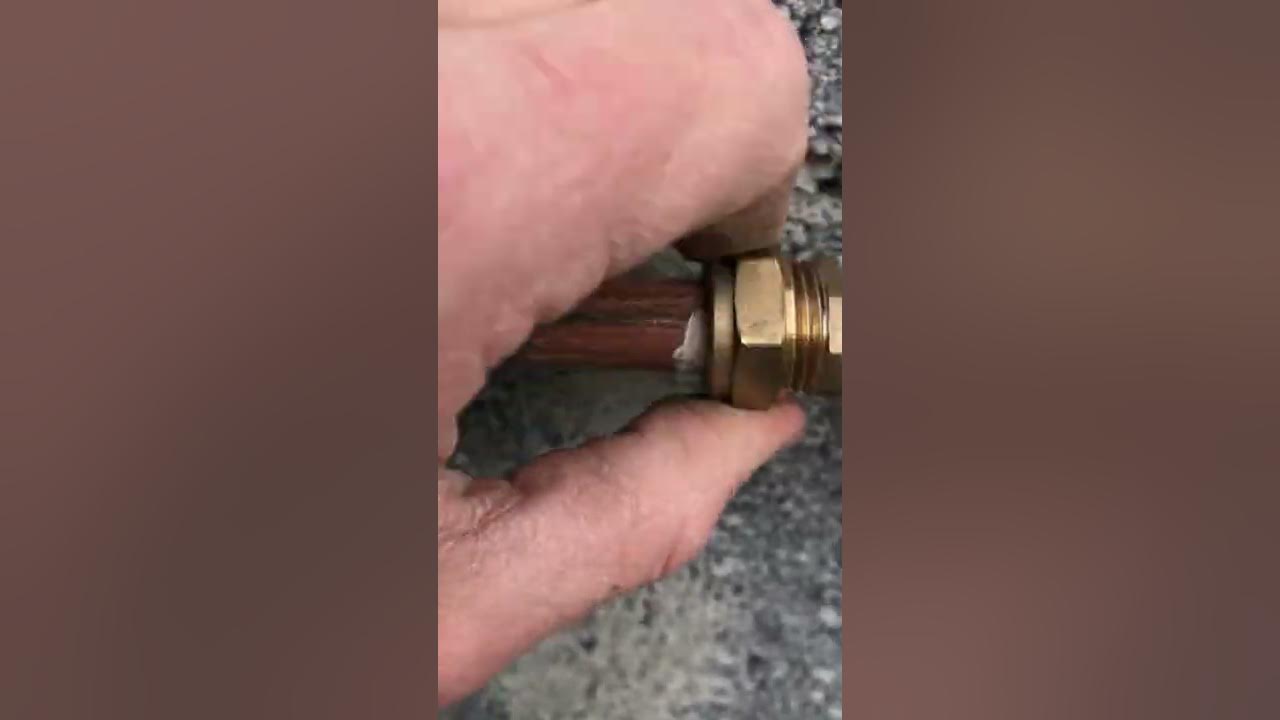 Compression fitting ( how to video ) YouTube