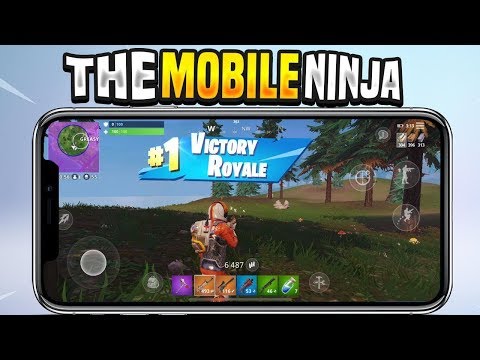 THE MOBILE NINJA!! WORLDS BEST FORTNITE ANDROID MOBILE PLAYER!? BEST MOBILE PLAYER IN THE WORLD!