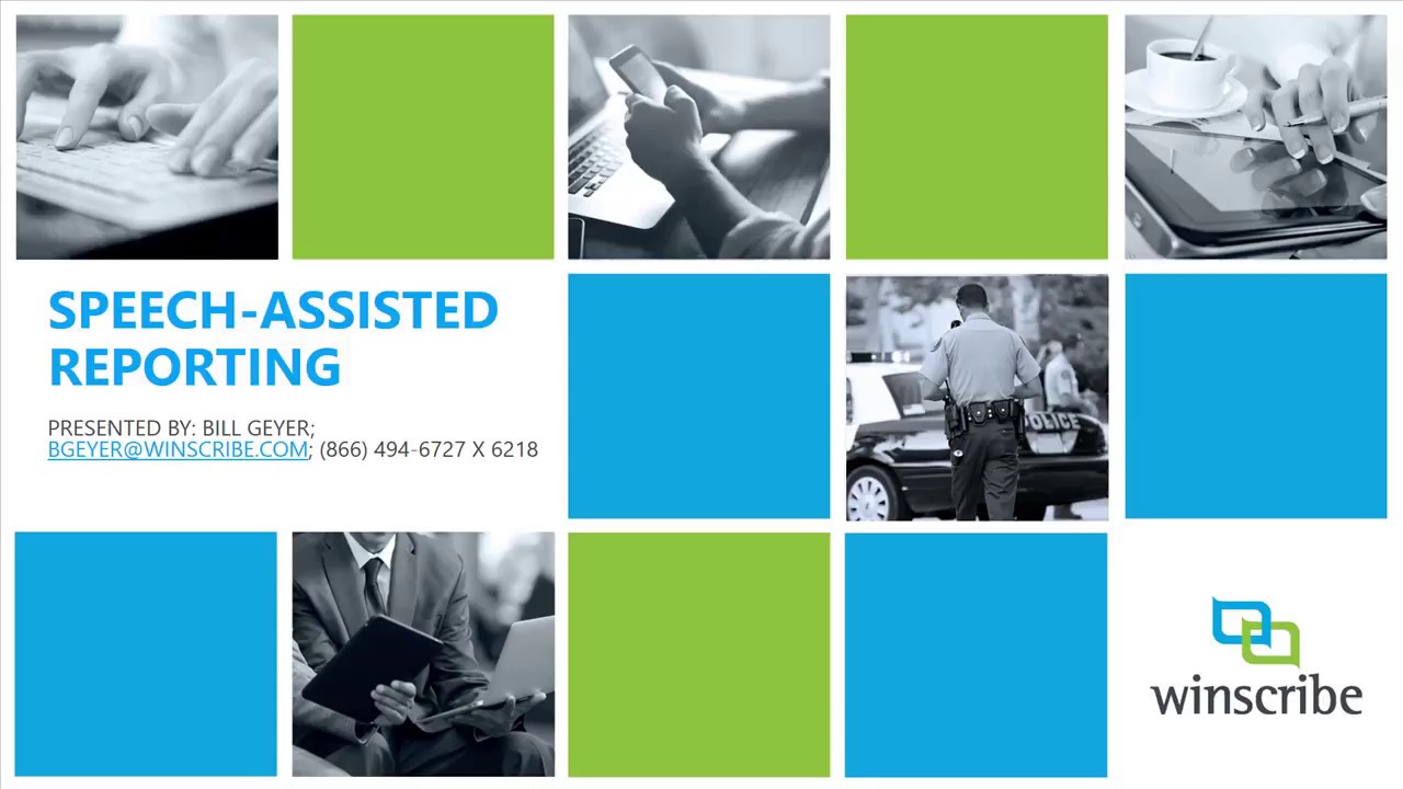 Winscribe for Law Enforcement: Mobile Dictation & Deferred Speech Recognition