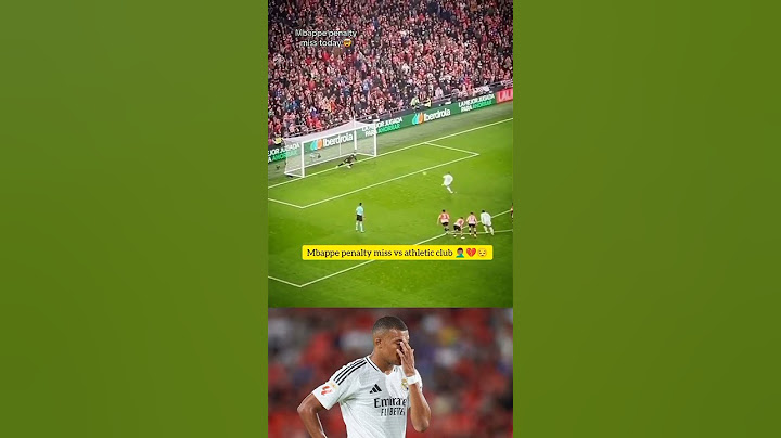 Mbappe penalty miss against Athletic Club vs Real Madrid(2-1) #laliga #mbappe