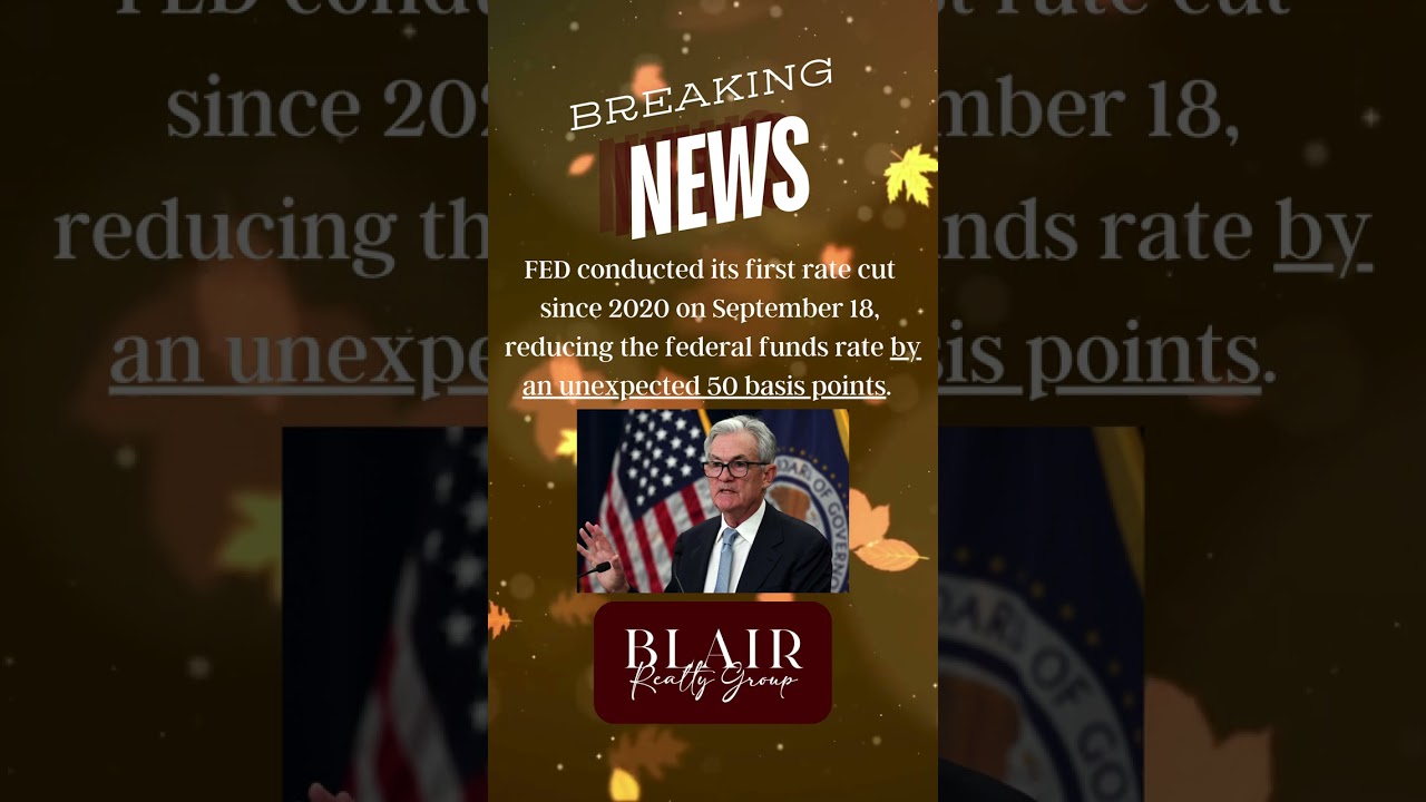 🚨 Breaking News 🚨 The Fed just announced a drop in interest rates for the first time in 4 YEARS!