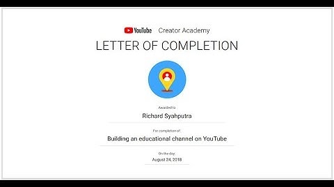 Building an educational channel on YouTube - Youtube creator academy course Exam Answers 2018