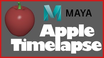 Creating an Apple in Maya - Timelapse