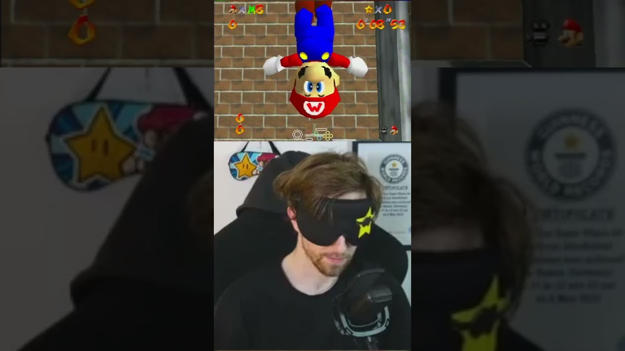 BLIND and DEAF Door Skip?! 😮 #sm64 #speedrun #challenge