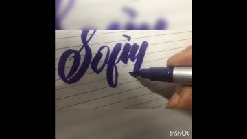 Sofiya name calligraphy comment ur name subscribe @immutallyartandcalligraphy3170