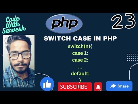 Switch Case In PHP | PHP Tutorial in PHP | Code With Sarvesh
