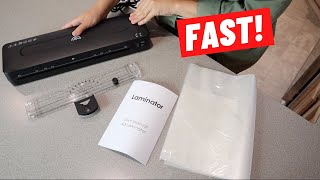 UNBOXING: Maxdone Laminator Machine Review 2022 | Cold and Thermal Laminator with Paper Trimmer