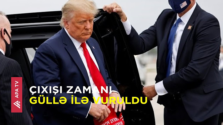 Donald Tramp çıxışı zamanı sui-qəsdə uğradı, atəş açan şəxs zərərsizləşdirildi – APA