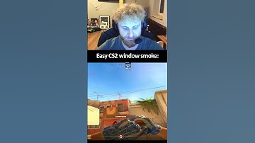 Easiest Window smoke on Mirage in CS2! #cs2 #cs2smokes