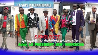 SAPOLOGIE 🔥Les Sapeurs de Brazzaville font plaisirs à l'empereur BEN MOUKACHA 🔥 SAP  WAR .