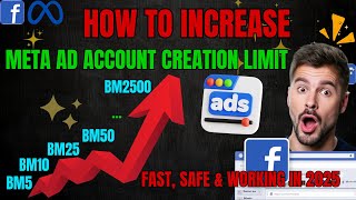 How To Boost Ad Account Creation Limit In Meta Business Manager 2025 Guide