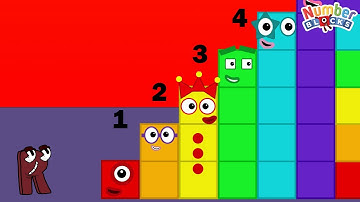 Alphabet Lore R Jump and Count Numberblocks Step Squad