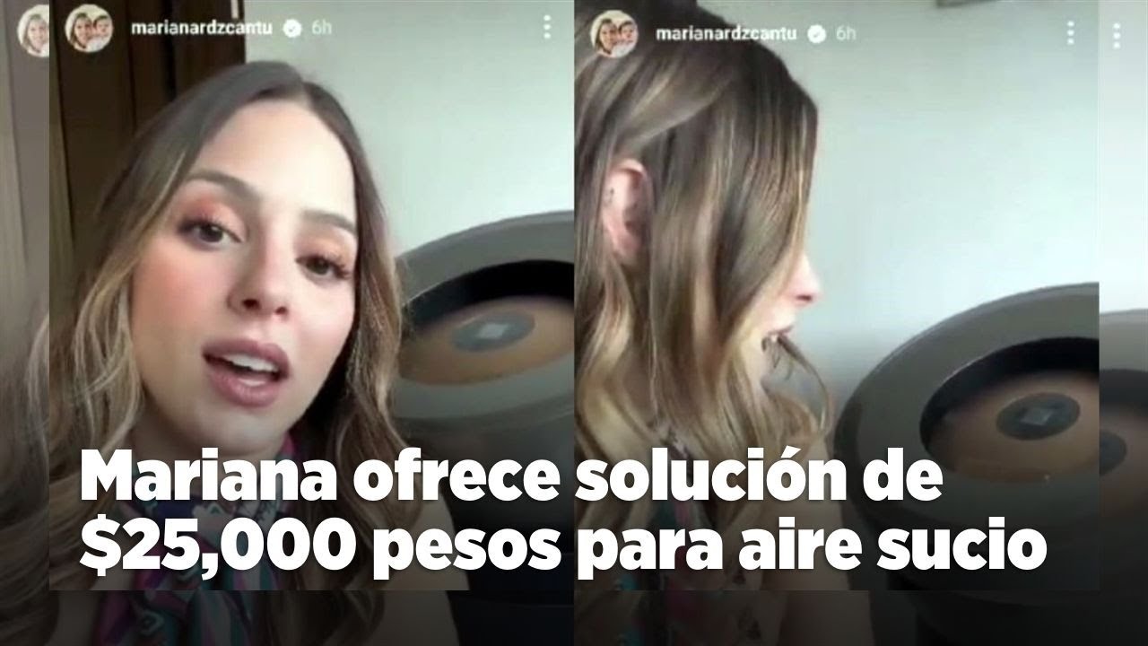Mariana Rodríguez promociona 'solución' a aire | Monterrey