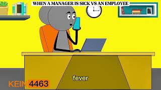 Manager when you do mistakes vs when they do 