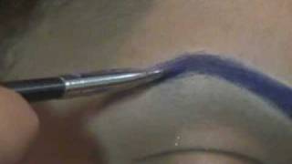 Tutorial: Blue eyebrows using Bitchslap Cosmetics Details