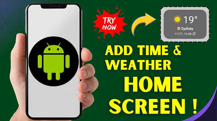 How To Add Date, Time & Weather On Android Home Screen 2025 – Easy Widget Setup