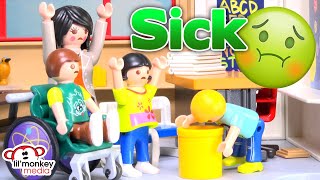 Ricardo Family 🤢 Johnny Gets Sick At School!