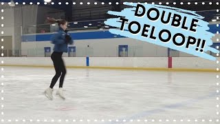 How To Do A Double Toeloop! - Figure Skating Tutorial