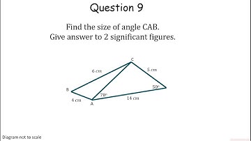 Sine and Cosine Rule questions with answers - Melissa Maths