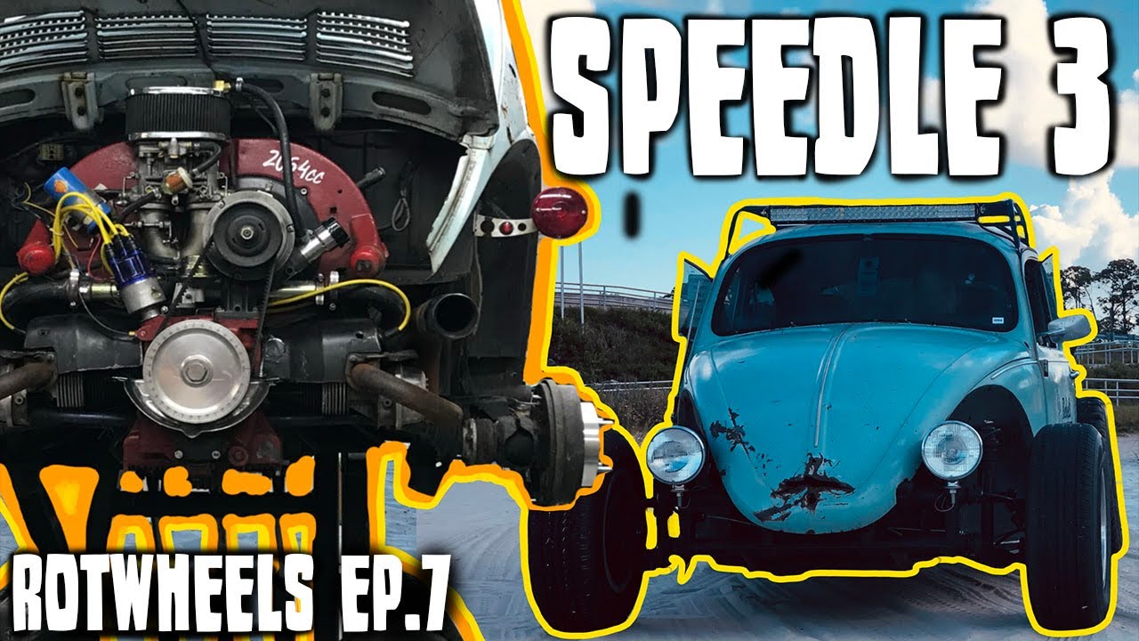 1974 VW Beetle | THE SPEEDLE PART 3 | Sunshine Aircooled! ROTWHEELS EP. 7