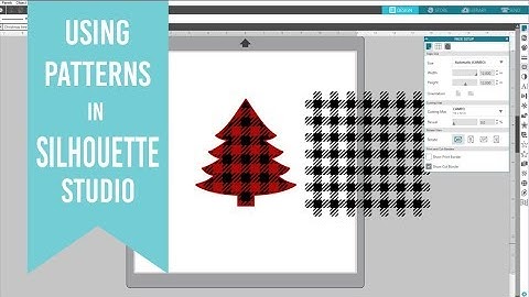 Using patterns in Silhouette Studio