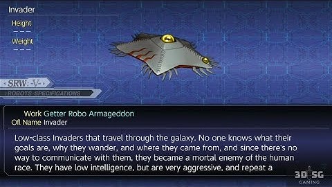 Enemy Invader (Getter Robo Armageddon) | Super Robot Wars V