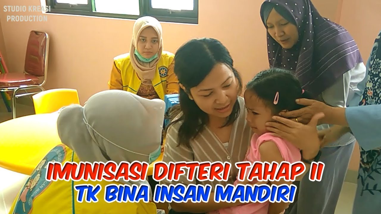 Pelaksanaan Imunisasi Difteri Tahap Kedua di TK Bina Insan Mandiri