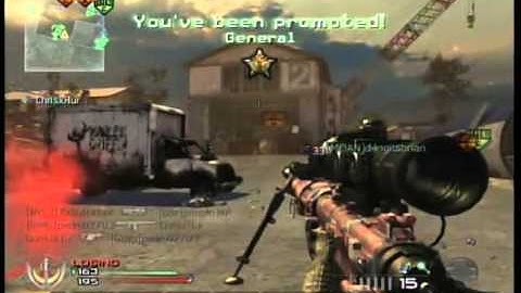 Possibly the Best No Scope on MW2  Across the Map Headshot on Scrapyard
