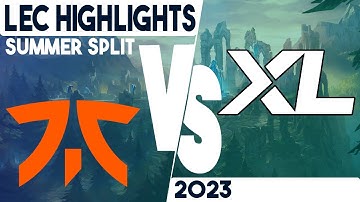 FNC vs XL Highlights  | LEC Summer 2023 Week 1 Day 2 | Fnatic vs Excel