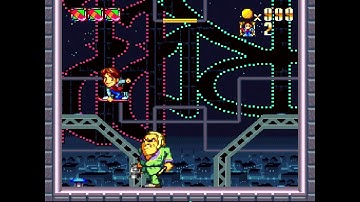 Super Back to the Future 2 Translated to English for First Time Level 4-4 SNES Japan Michael J Fox