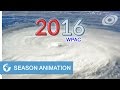 2016 Pacific Typhoon Season Animation