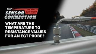 What are the temperature to resistance values for a Type K Exhaust Gas Temperature (EGT) sensor?