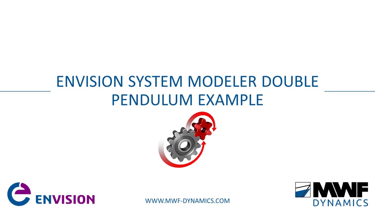 EnVision Tutorial - Double Pendulum - System Modeler example - YouTube