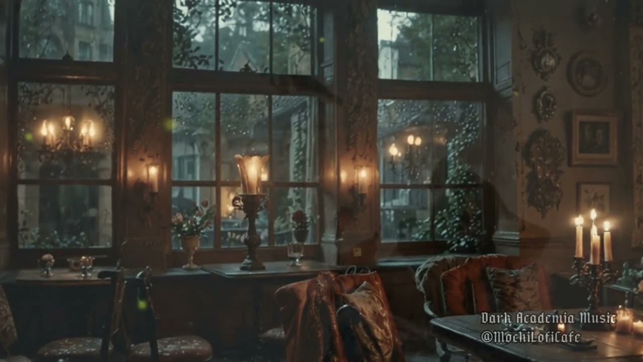 The Midnight Café | Dark Academia Music for Study, Reading, Relax | Melancholic Piano