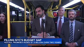 Hochul promises added $1.5B over two years to help with NYC budget gap