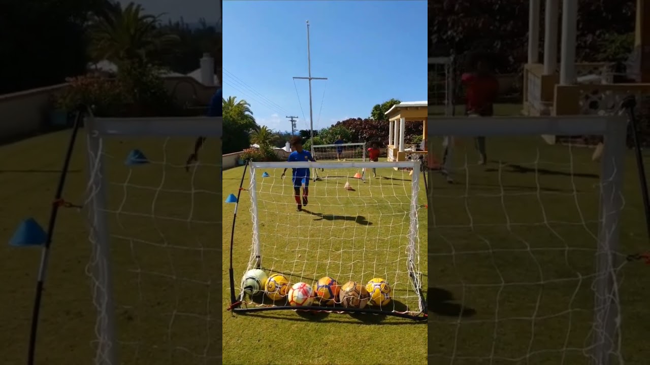 The Chase Down Soccer Drill for kids. 