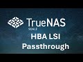 TrueNAS on Proxmox HBA  LSI Passthrough