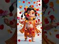 Pawanputra's Cute Dance 🐒#sorts #hanumanji #hanuman
