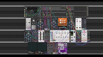 DARK AMBIENT PATCH in VCV Rack with full of reverb and sound FX