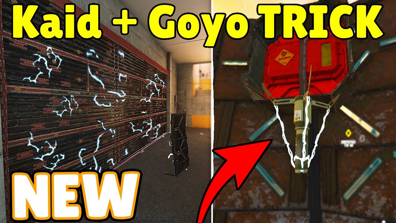 The * NEW * 1 MILLION IQ [ Goyo + Kaid ] Trick By Pro Players - Rainbow Six Siege