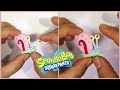 Making Gary the Snail (SpongeBob Squarepants) with air dry clay.