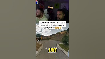 LosPollosTv Dad makes Perfect guess on GeoGuessr 🤯 #lospollostv #shorts