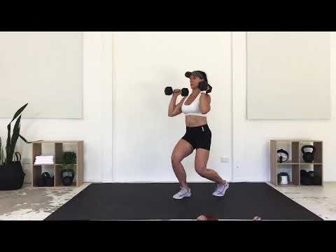 Dumbbell Split Stance Push Press