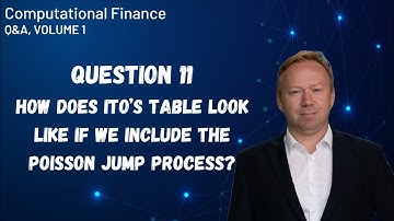 How does Ito’s table look like if we include the Poisson jump process?
