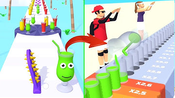 Juice Run Game - Walkthrough ALL LEVELS (Android/iOS)