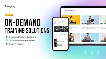 Webinar | Everfit On-demand Training Solutions
