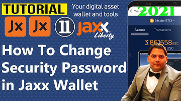 How To Change Security Password of Jaxx Wallet | Jaxx Wallet Tutorials