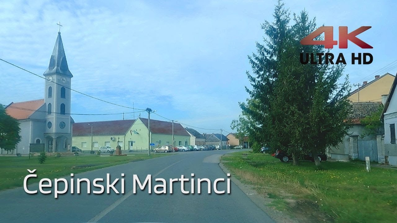 Čepinski Martinci u 4K | Vožnja kroz Slavoniju (30. ožujka 2024)