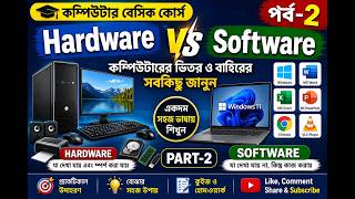 কম্পিউটার হার্ডওয়্যার ও সফটওয়্যার | Hardware & Software Explained | Computer Basic Course | Part-2 screenshot 2